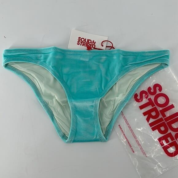 Solid & StripedThe Eva Velvet Bikini Bottom | SMALL - Picture 4 of 8